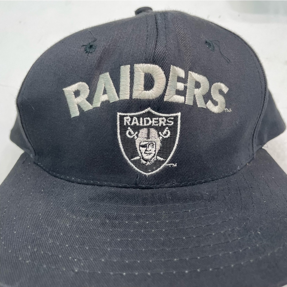 Vintage Raiders NFL Snapback Hat AJD